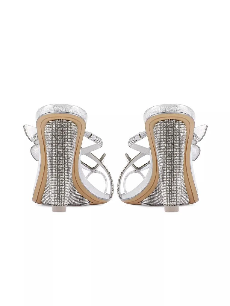 Sophia Webster Vanessa 90MM Crystal Butterfly Wedge Sandals 3