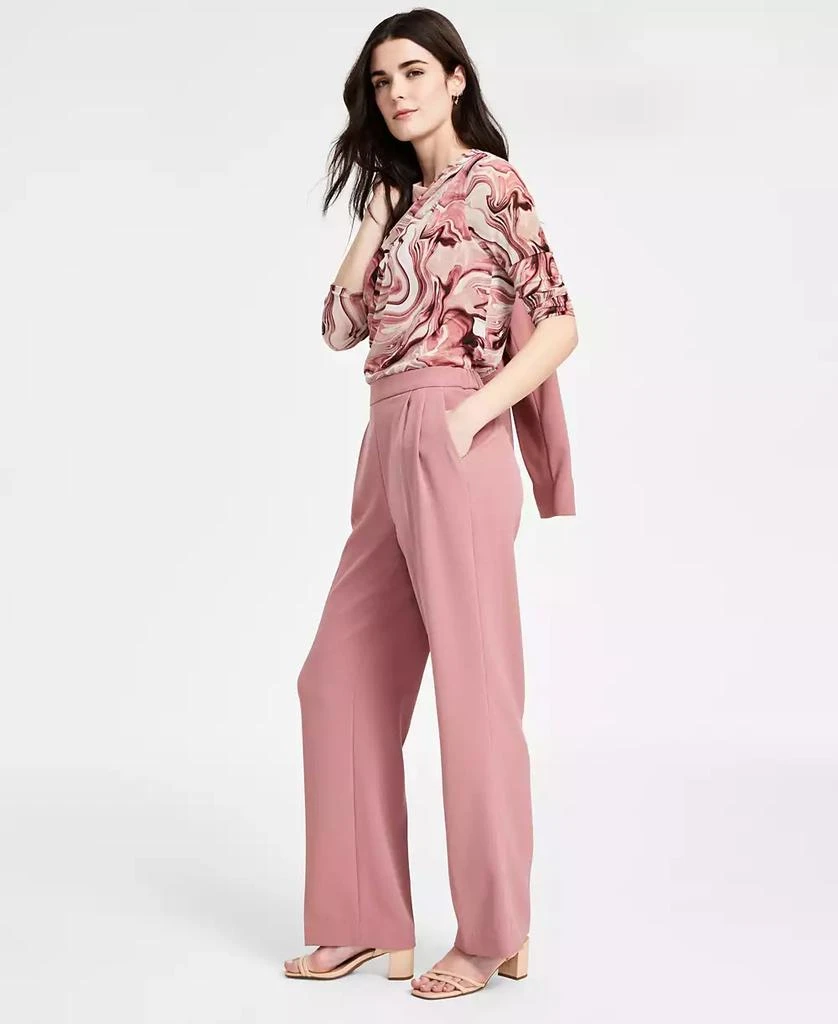 Bar III Women's High-Rise Wide-Leg Pants, Exclusively at Macy's 3