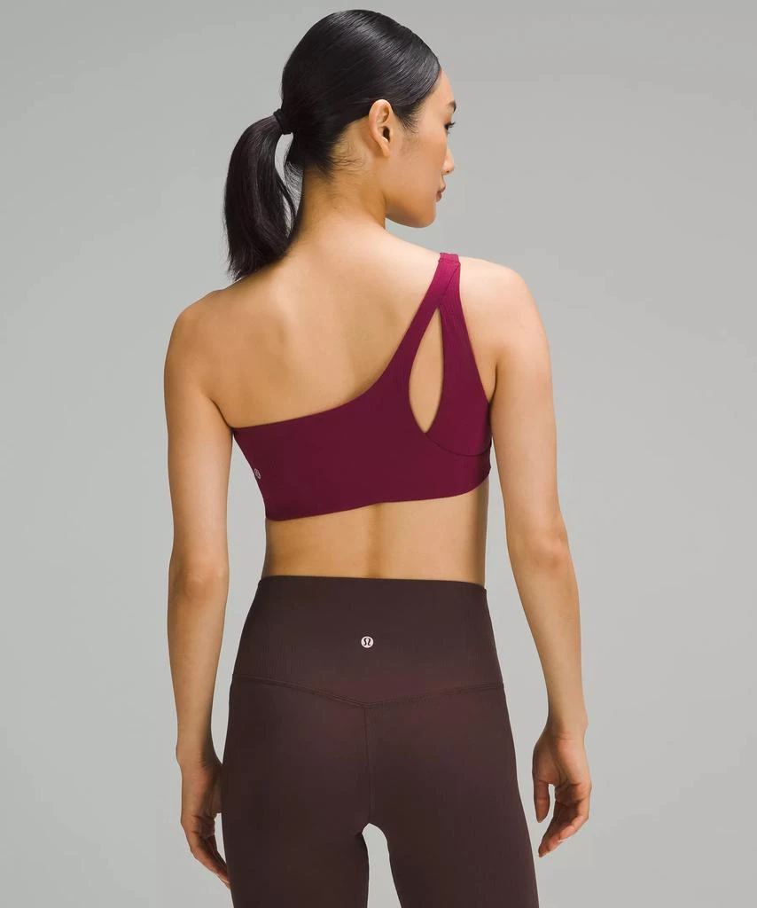 lululemon Ribbed Nulu Asymmetrical Yoga Bra *Light Support, A/B Cup 4