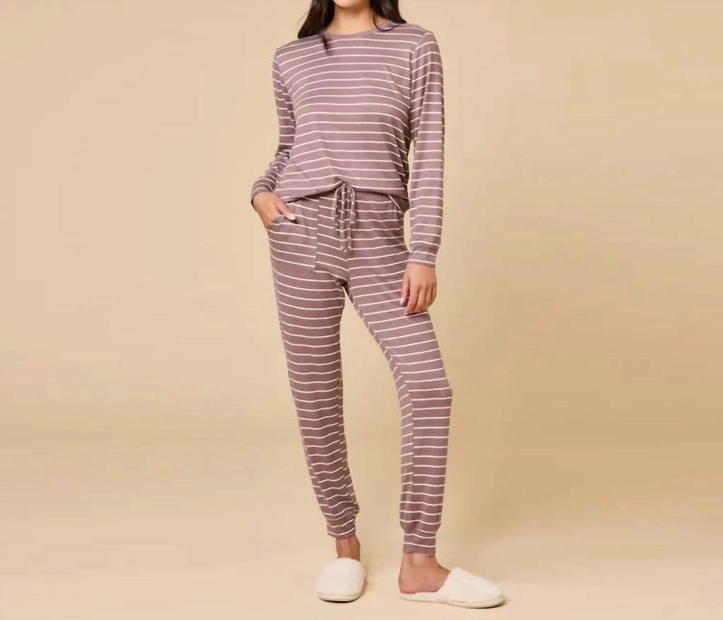 SOFTiES Softies - Dream Jersey Crew Neck Lounge Set