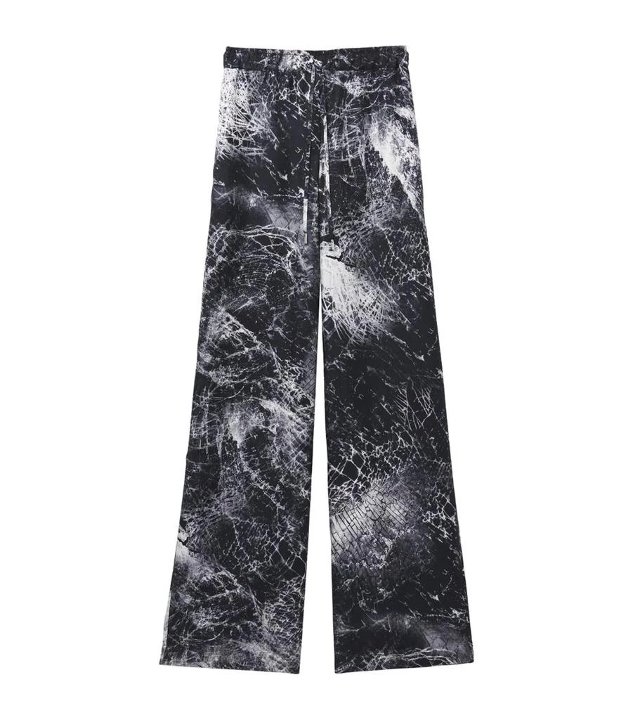 Alexander McQueen Silk Printed Pyjama Trousers 1