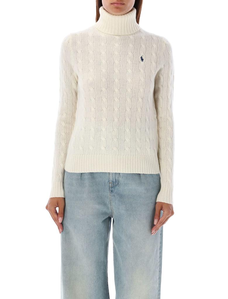 【送料&関税込】Polo Ralph Lauren Cable Knit High-neck Sweat Polo Ralph Lauren High Neck Cable - Sweaters - BeyondStyle