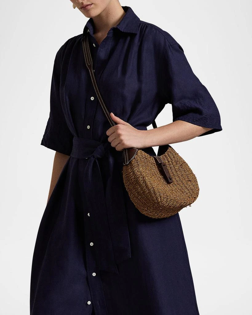 Ralph Lauren Belted Silk-Blend Shirtdress 4