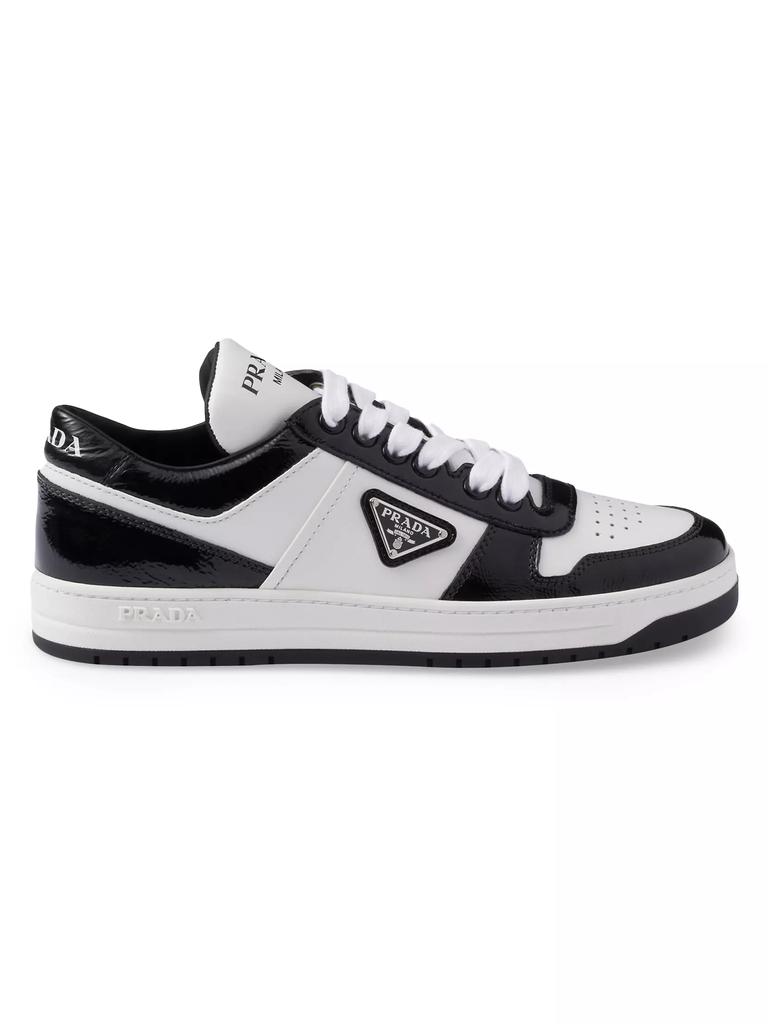 Prada Downtown Leather Sneakers