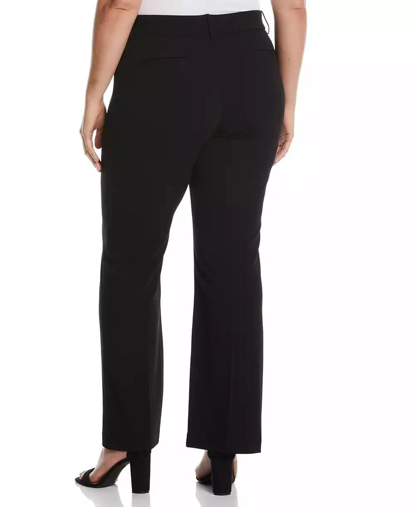 Rafaella Plus Size Stretch Crepe Classic Fit Pants 2
