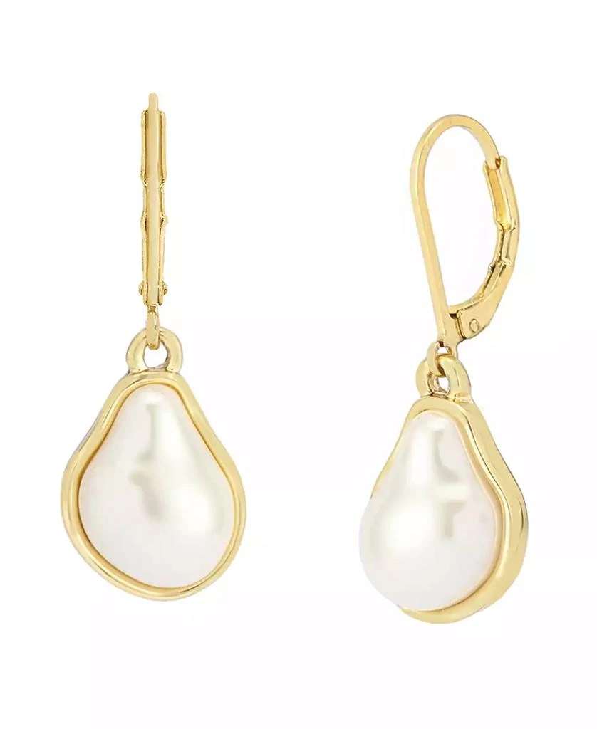 Robert Lee Morris Faux Cultivated Pearl Drop Earrings 1