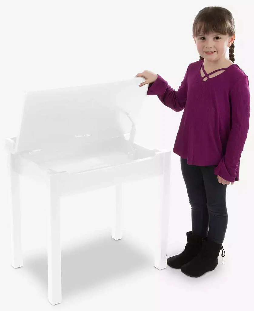 Melissa & Doug Melissa & Doug Wooden Child's Lift-Top Desk & Chair - White 7