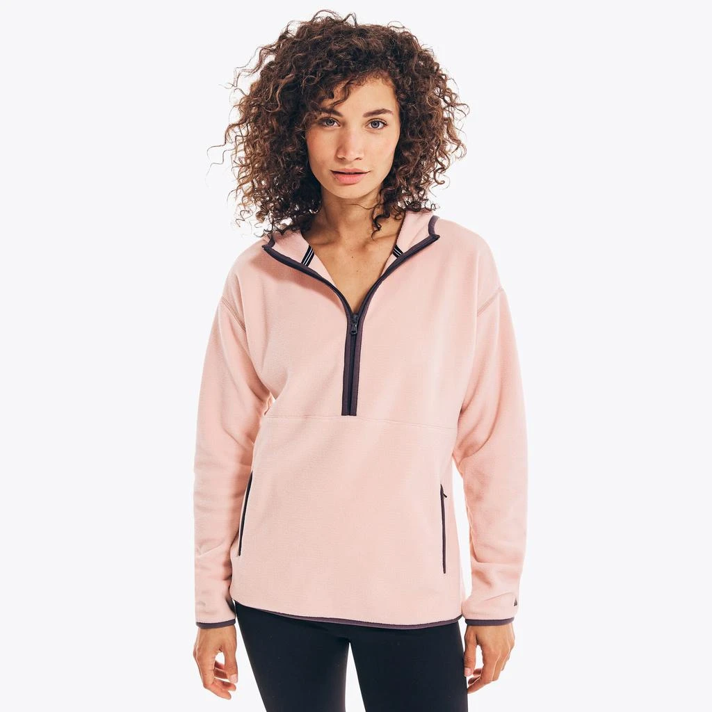 Nautica Nautica Womens Half-Zip Nautex Fleece Hoodie 3