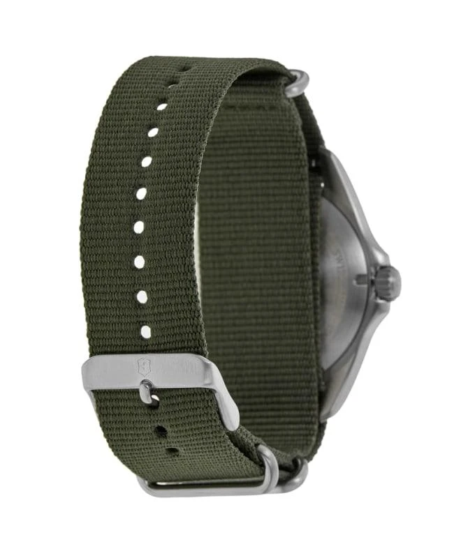 Victorinox Swiss Army Heritage Quartz Green Dial Nylon Strap Men's