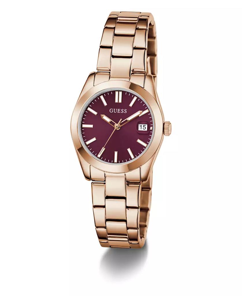GUESS Women's Rose-Gold Tone Analog Watch, 32mm