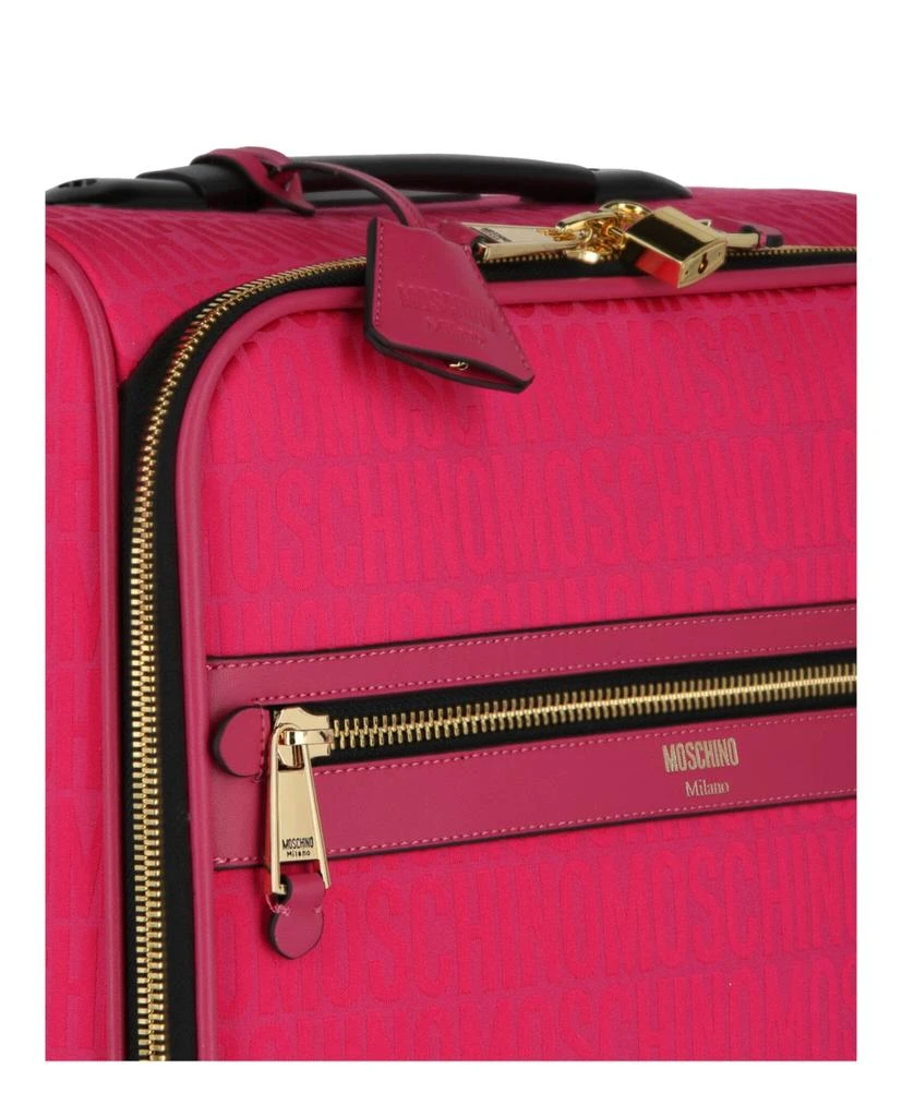 Moschino All-Over Logo Trolley Case 3
