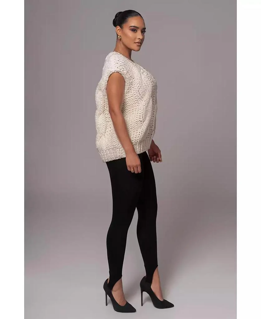 JLUXLABEL Women's Mari Cable Knit Vest 8