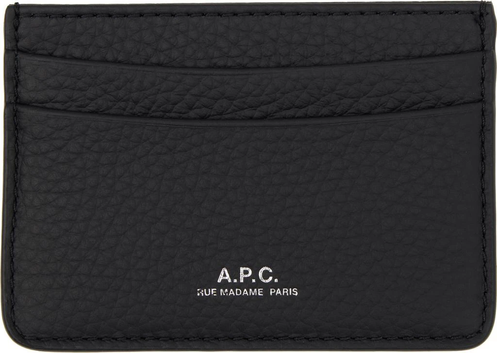 A.P.C. Black André Card Holder