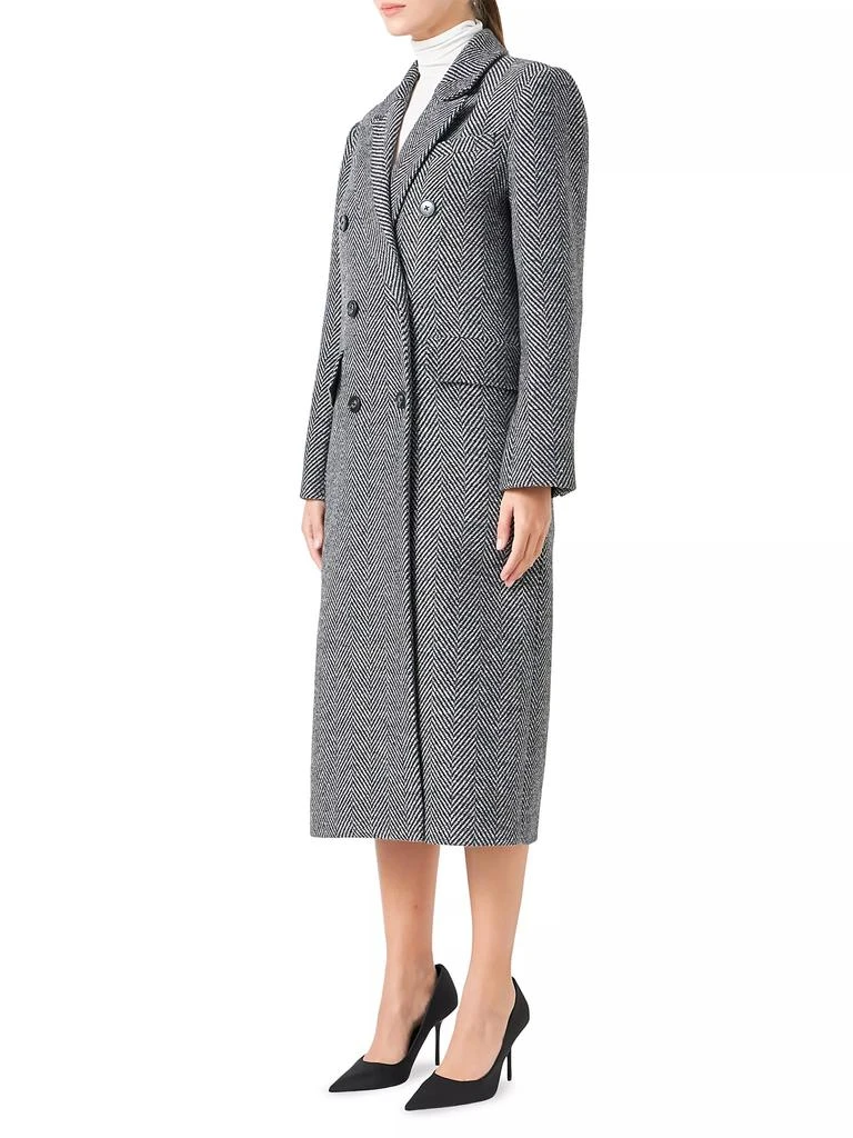 Endless Rose Herringbone Double Breasted Coat 2