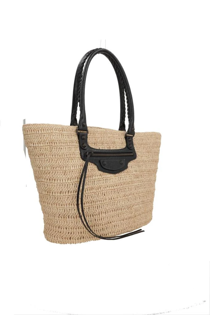 Balenciaga Balenciaga Le City Medium Raffia Basket Bag 3