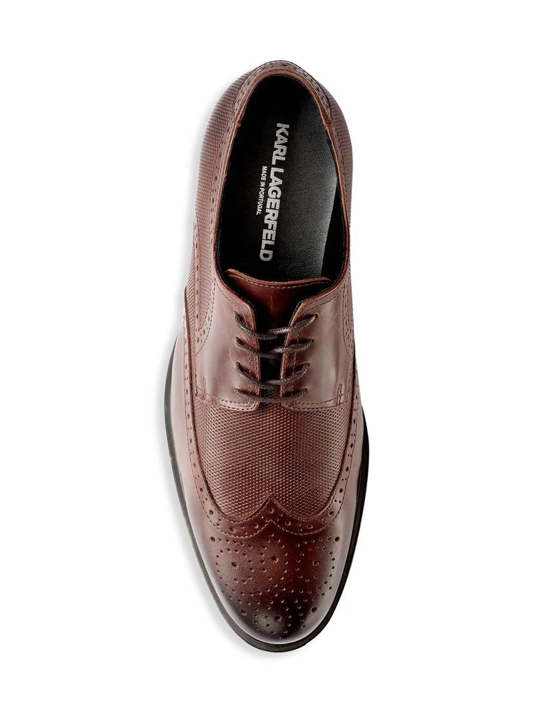 Perforated Wing-Tip Leather Brogues – On Sale Now with Up to 