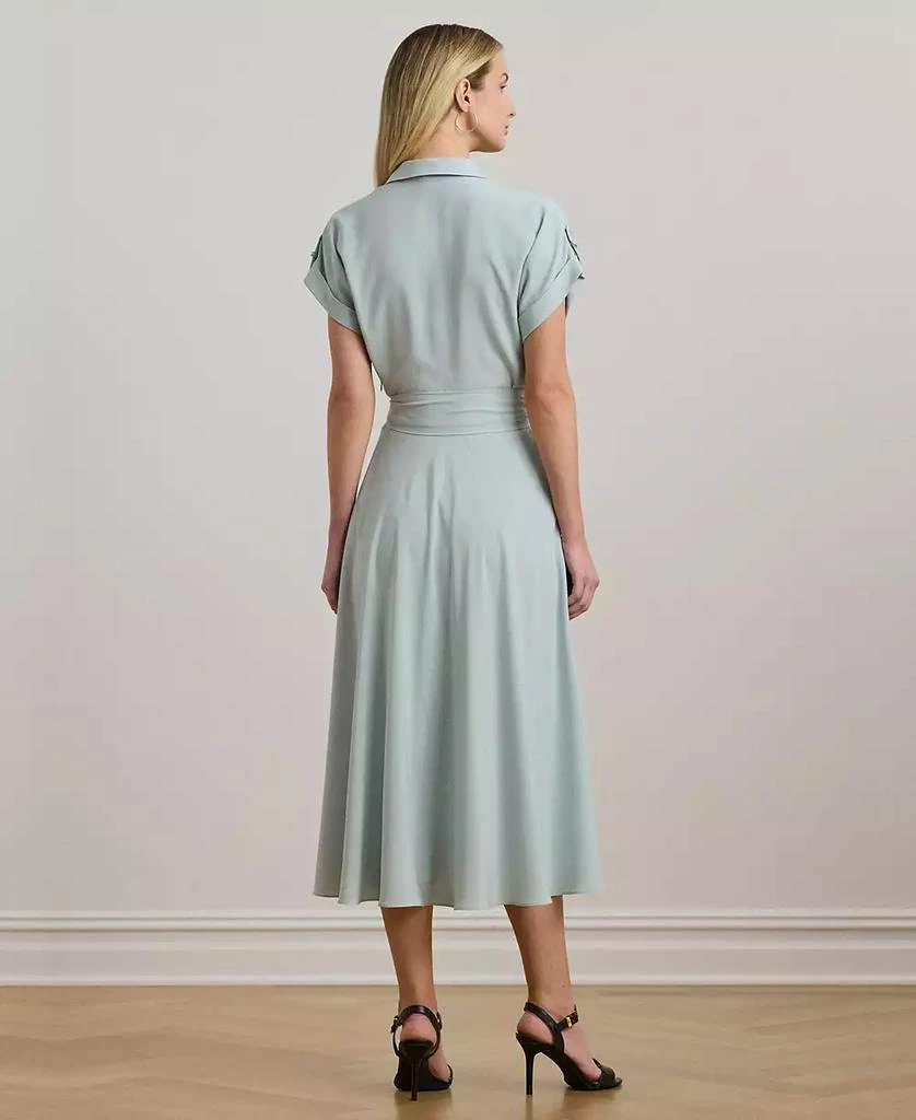 Ralph Lauren Women's Floral Belted Crepe Dress 2