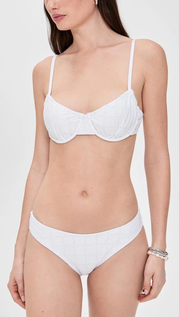 Solid  Striped The Eva Bikini Bottoms 3