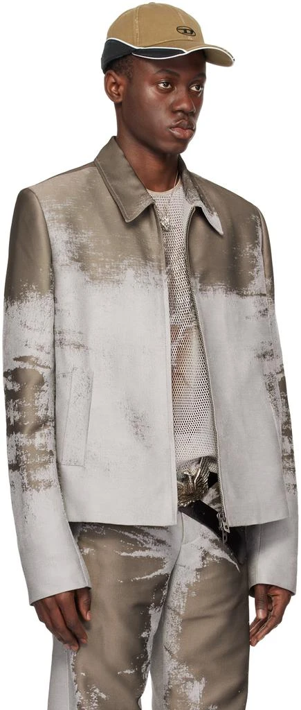 Diesel Gray & Khaki J-Pylon Jacket 2