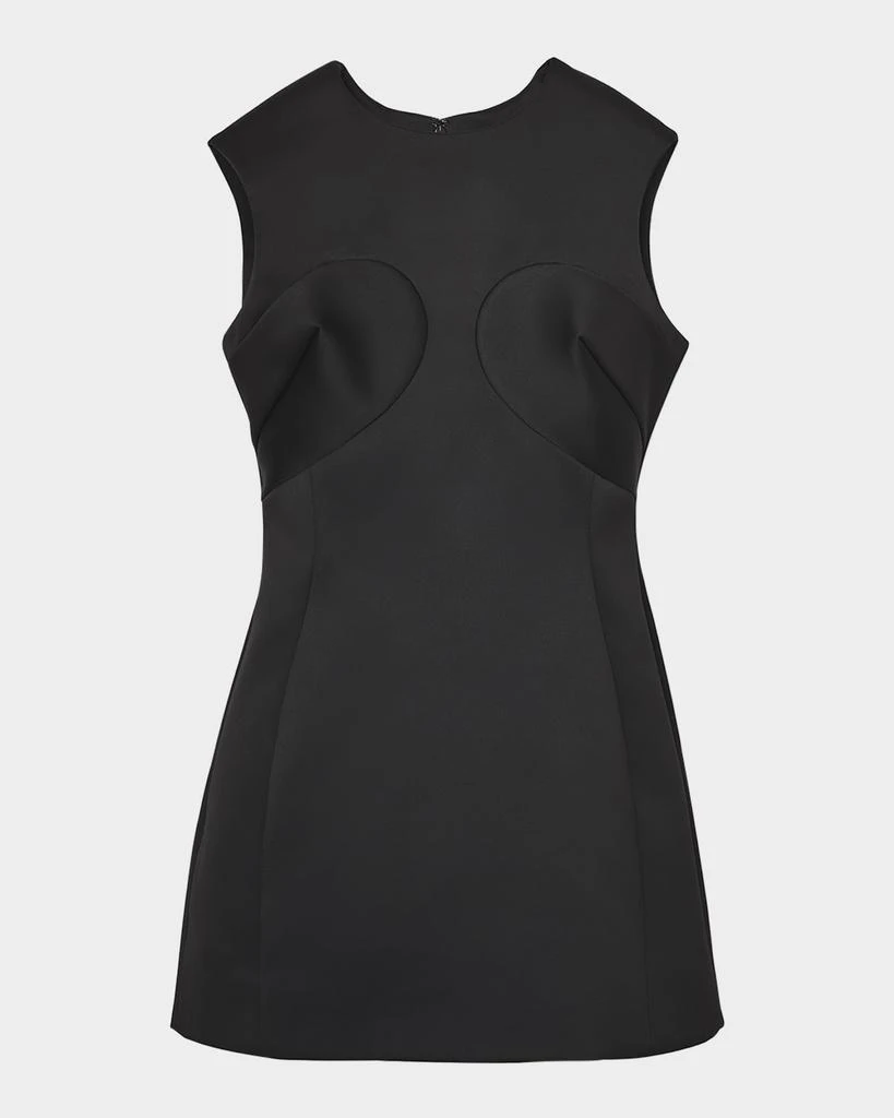 Marc Jacobs Seamed Up Satin Sleeveless Mini Dress 1