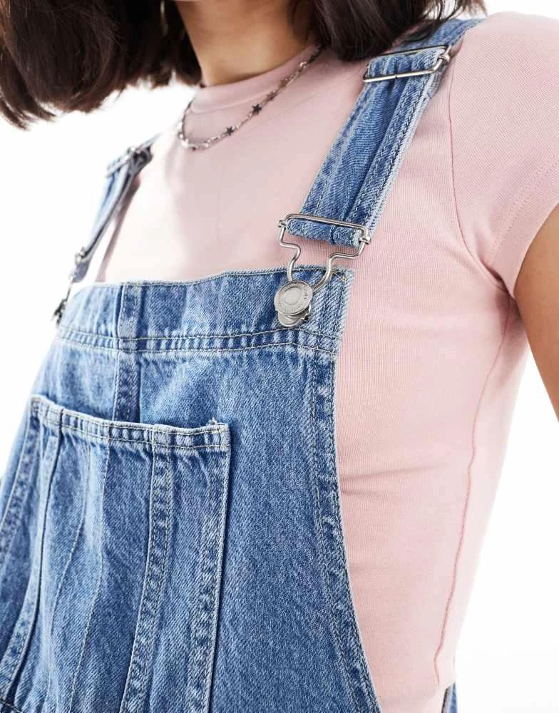 Cotton On Cotton On denim dungarees in saltwater blue 3