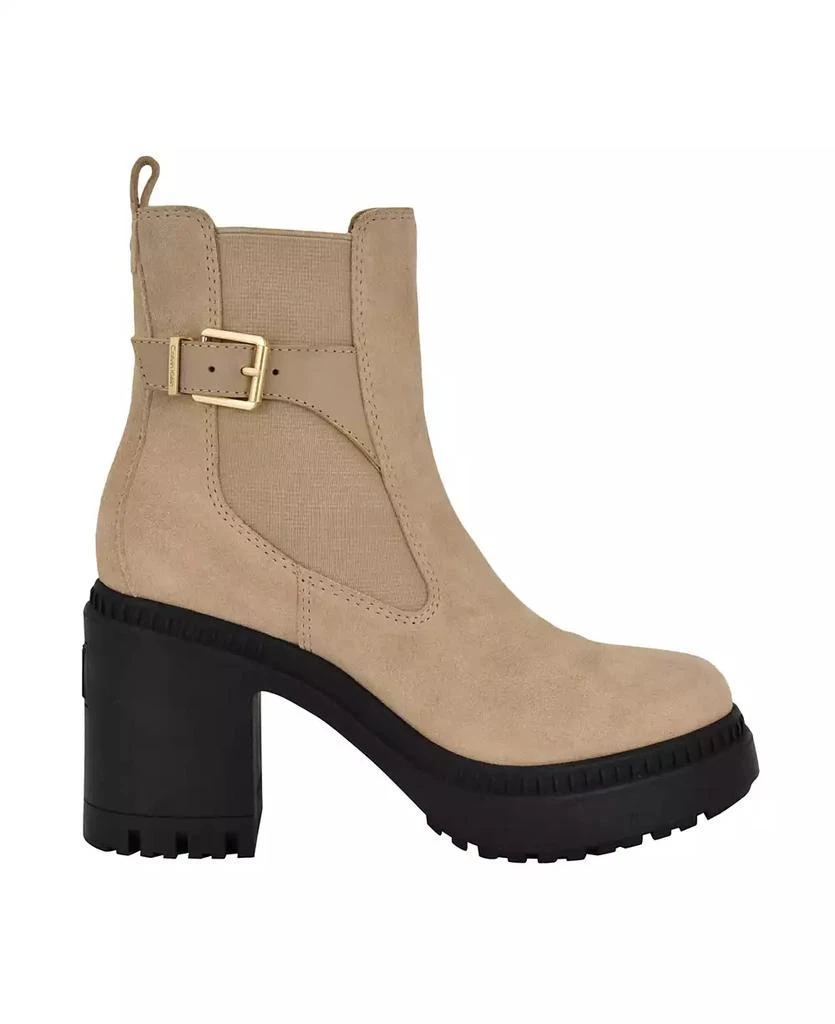 Calvin Klein Women's Fayth Block Heel Lug-Sole Booties 2
