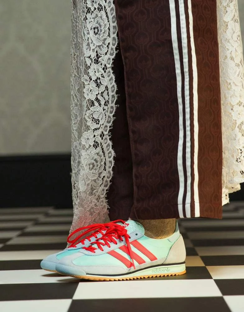Adidas adidas Originals SL 72 OG in turquoise and red 1