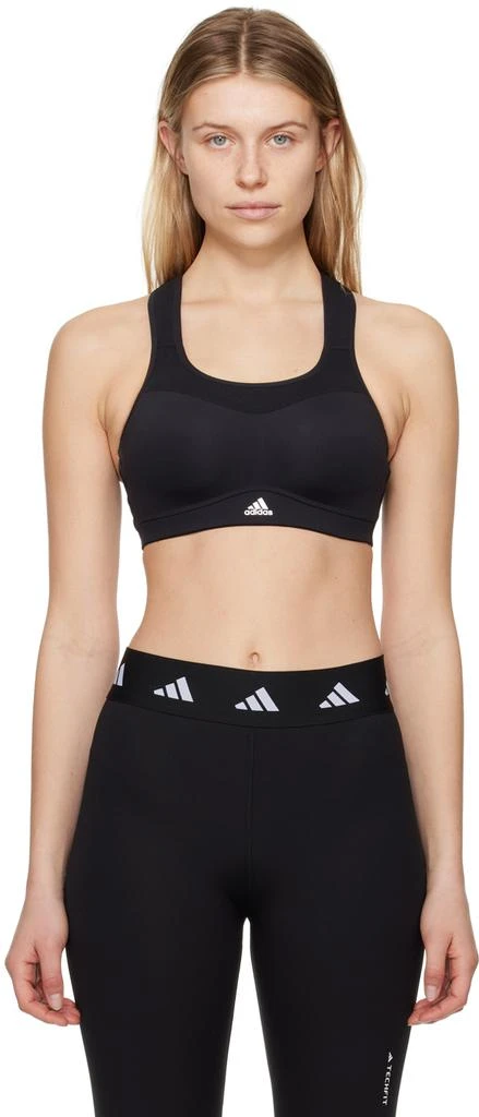 Adidas Black Impact Training Sport Bra 1