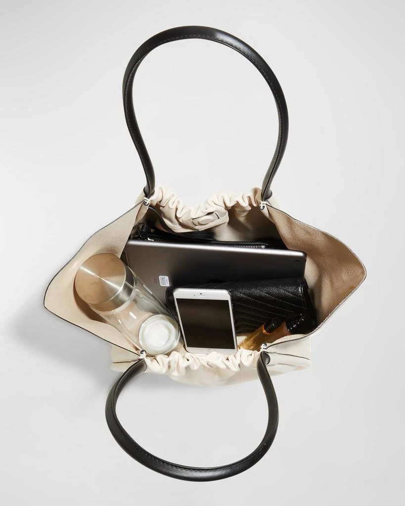 Proenza Schouler Large Ruched Smooth Leather Tote Bag 5