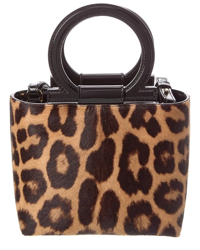 Salvatore Ferragamo Ferragamo Haircalf 
Leather Tote 2