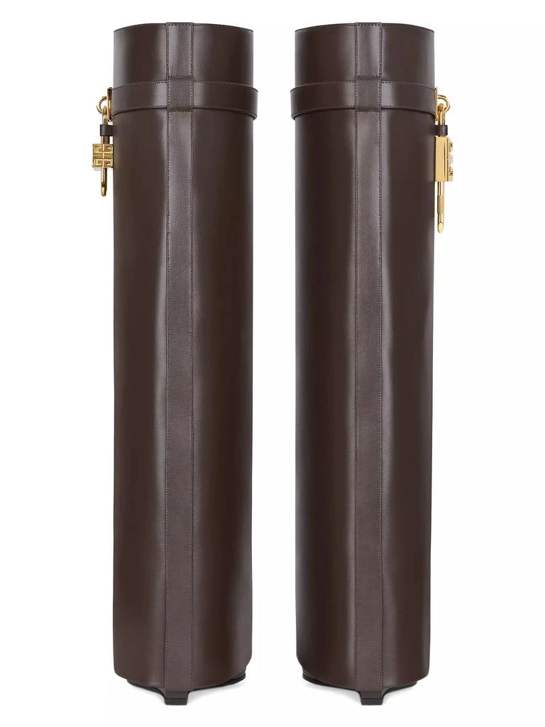 Givenchy Shark Lock Boots in Leather 7