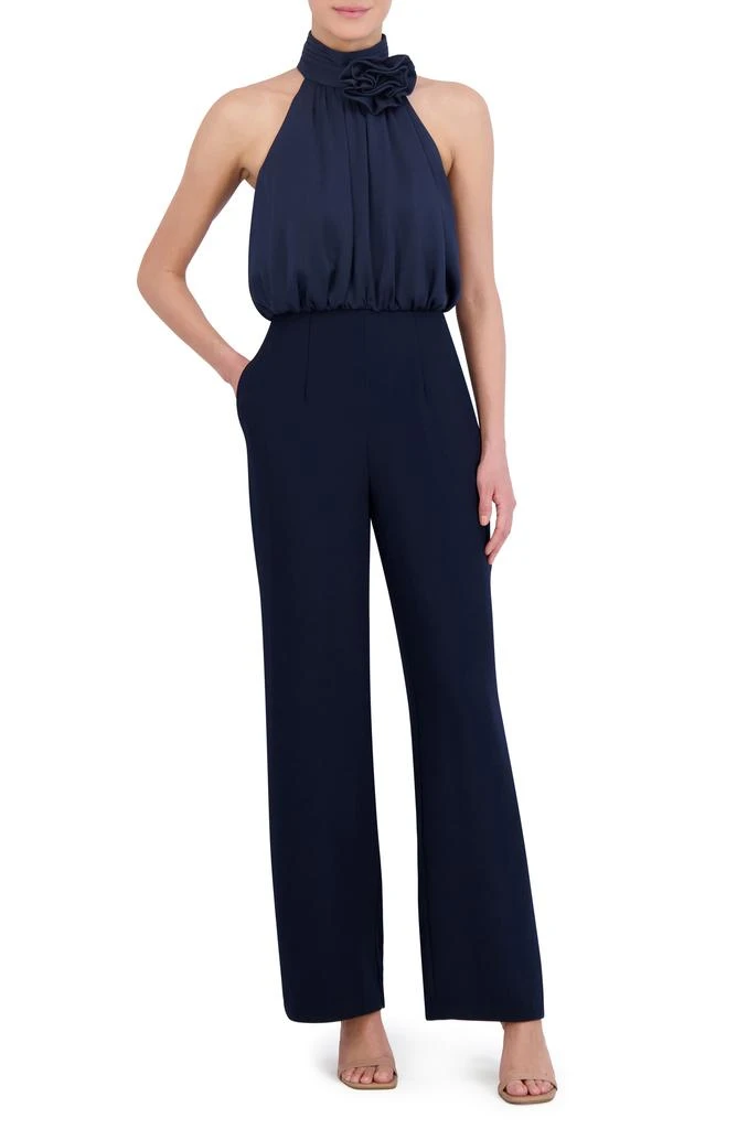 Eliza J Rosette Detail Sleeveless Jumpsuit 1