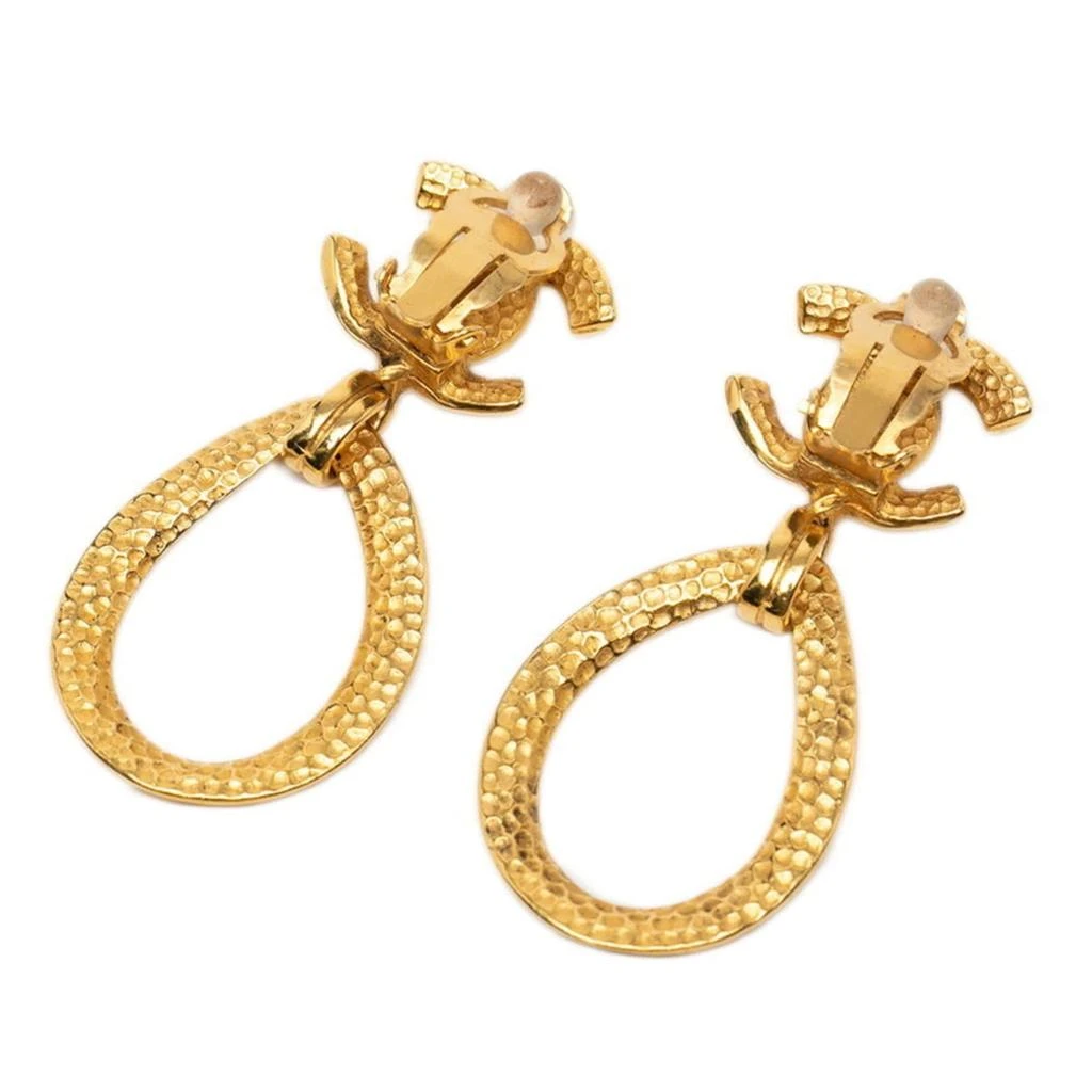 Chanel Plating Clip Earrings (Pre-Owned) 2