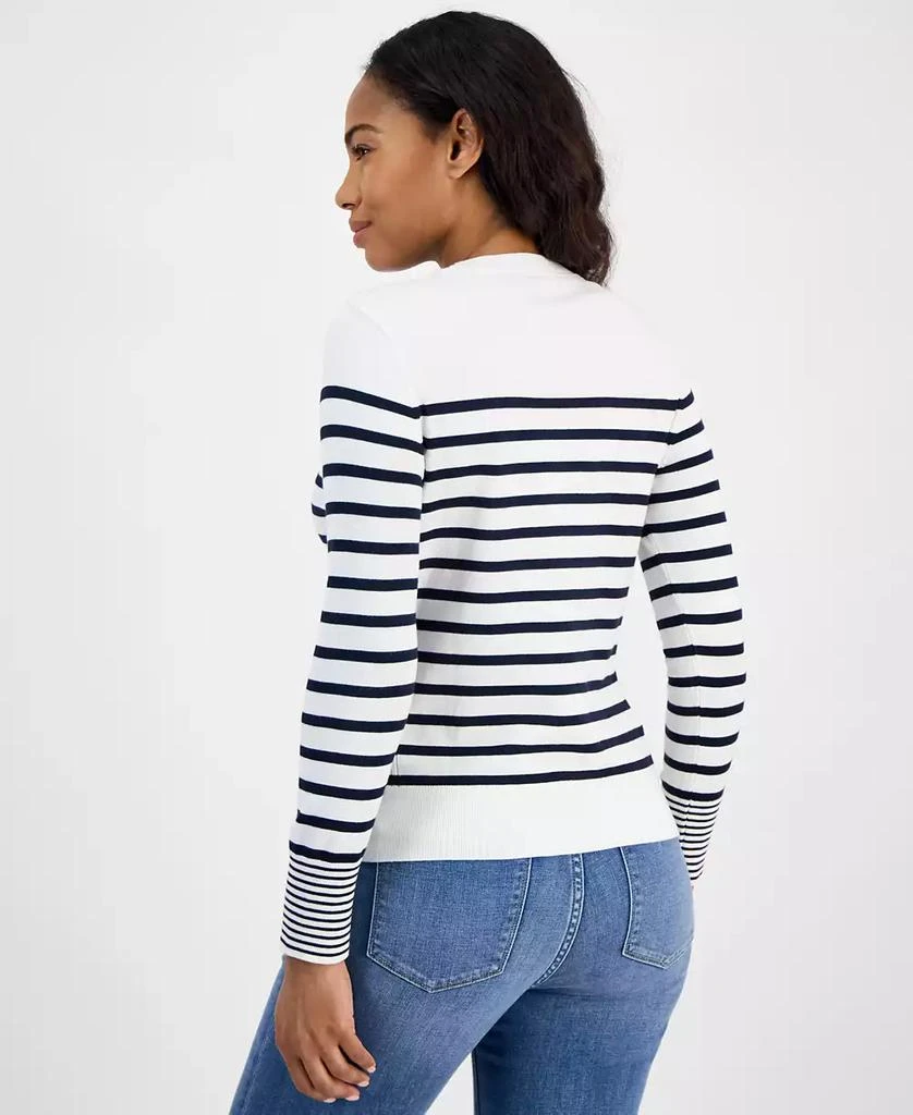 Tommy Hilfiger Women's Striped Marniere Sweater 4