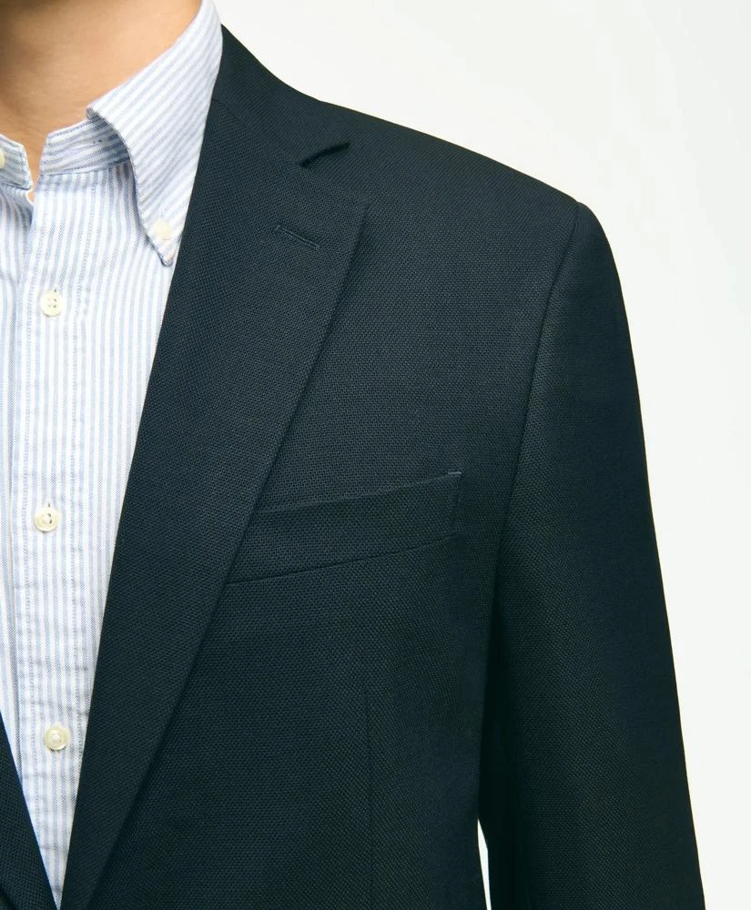 Brooks Brothers Classic Fit Stretch Wool Hopsack Blazer 4