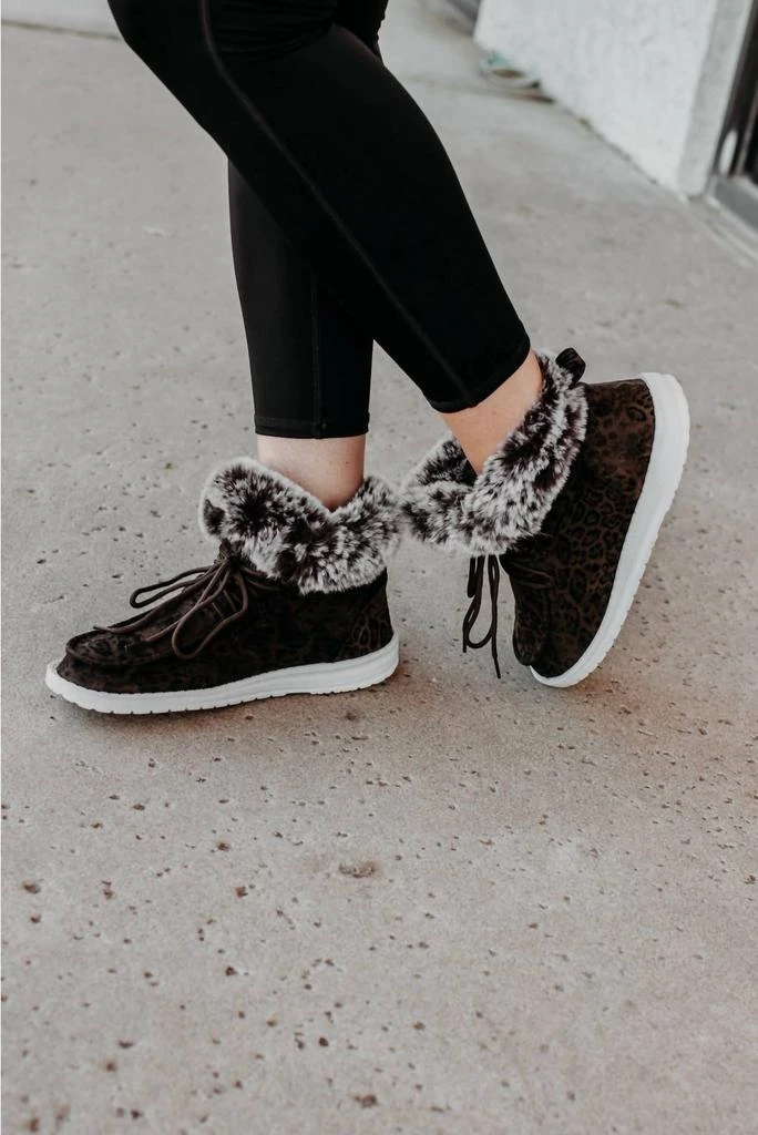 Gypsy Jazz Women
s Fancy High Top Booties In Leopard 2