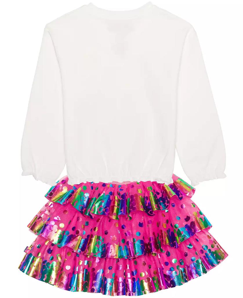 Hybrid Toddler and Little Girls 2-Piece Gabby's Dollhouse Long Sleeve Top and Skirt Set