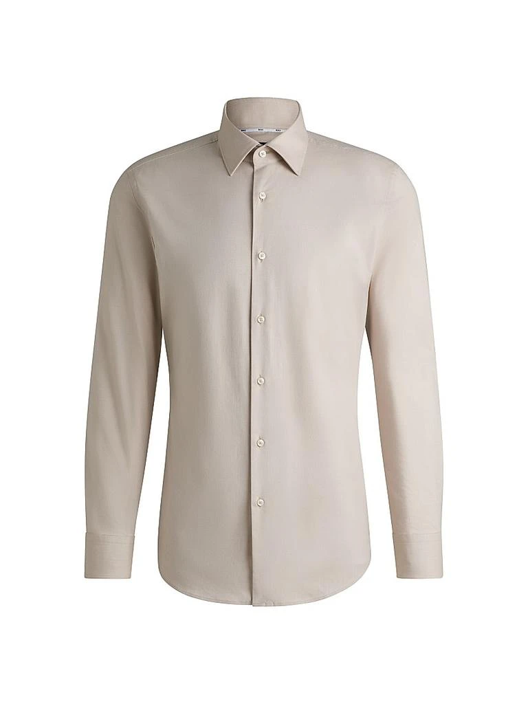 Hugo Boss Slim-Fit Shirt in Easy-Iron Stretch-Cotton Twill 1