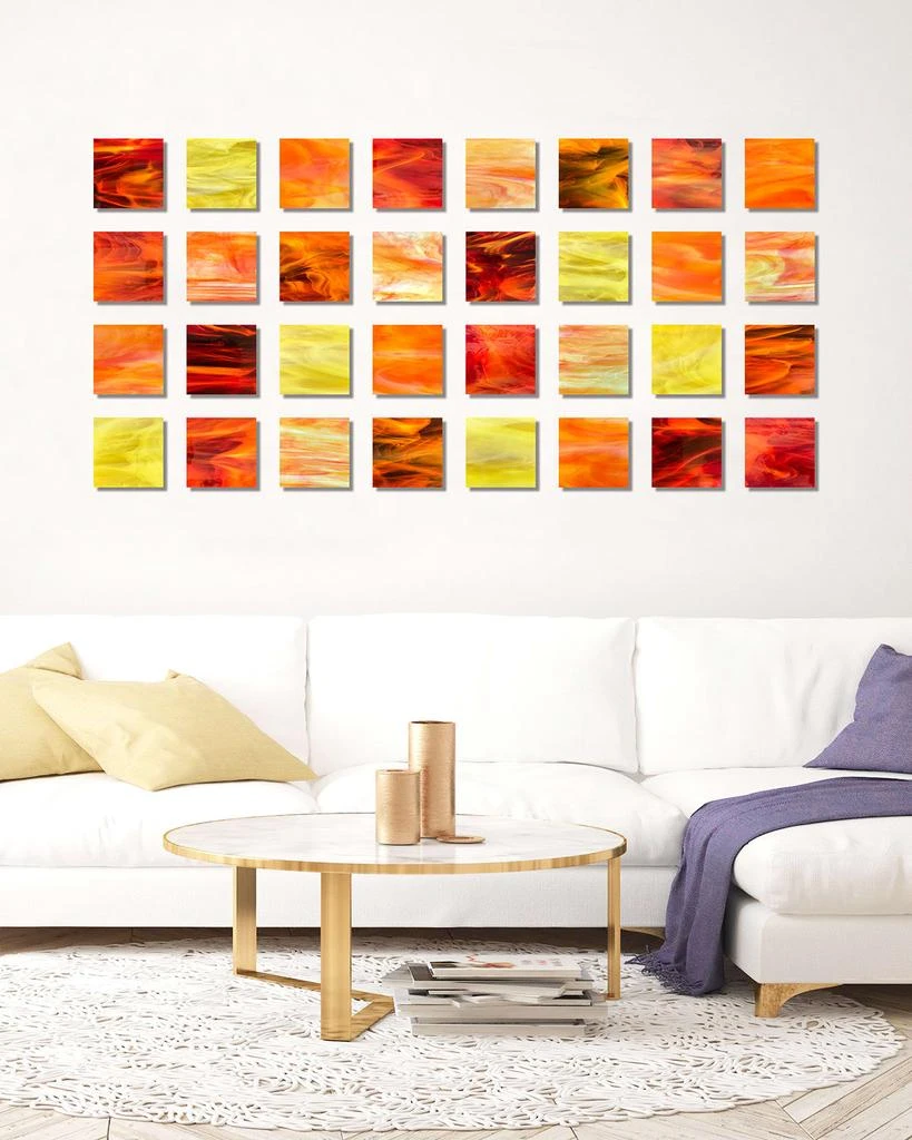 Karo Studios Dawn Glass Wall Sculpture 2