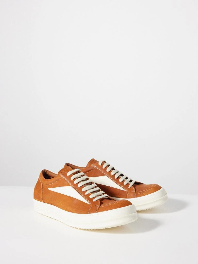 Rick Owens Lido suede low-top trainers 1