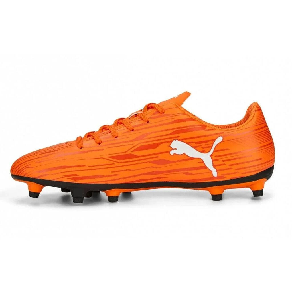 Puma Men
s  Rapido III FG/AG 106572-09 Soccer Cleats Men Orange Lace Up Football Boots