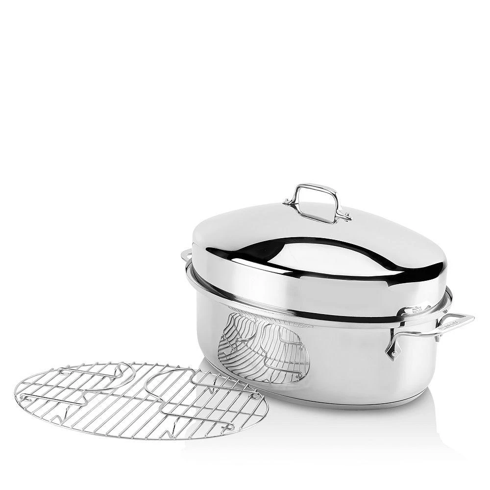 All-Clad All Clad Stainless Steel Covered Oval Roaster 3