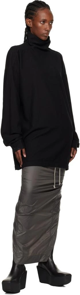 Rick Owens Black Concordians Jumbo Turtleneck 4