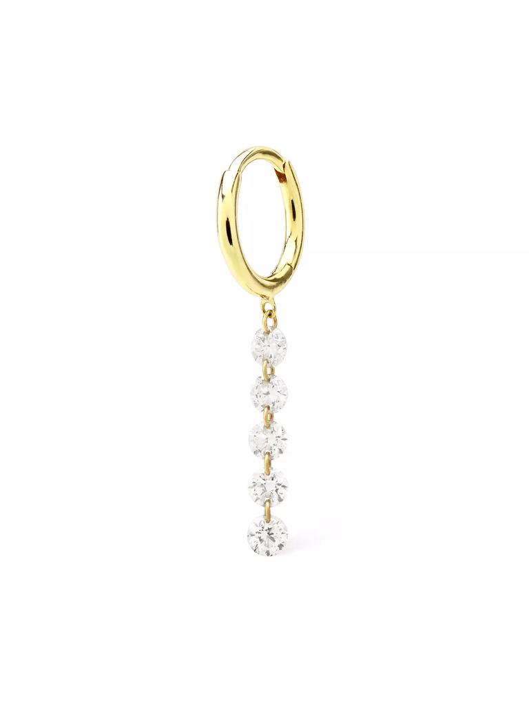 Persée 18K Yellow Gold & 0.39 TCW Diamond Drop Earring