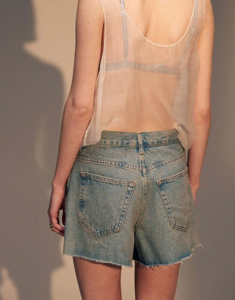 Topshop Topshop denim lover short in dirty bleach 2