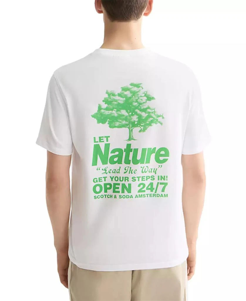 Scotch & Soda Men's Short Sleeve Logo Graphic Crewneck T-Shirt 4