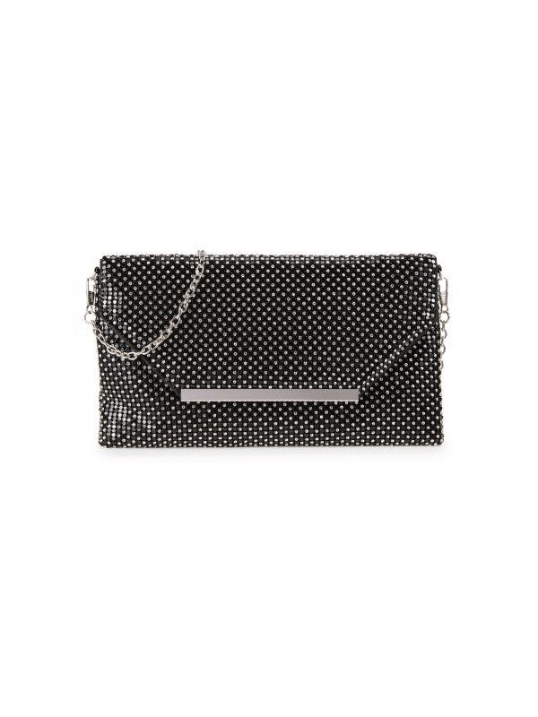 La Regale Crystal Embellished Convertible Clutch