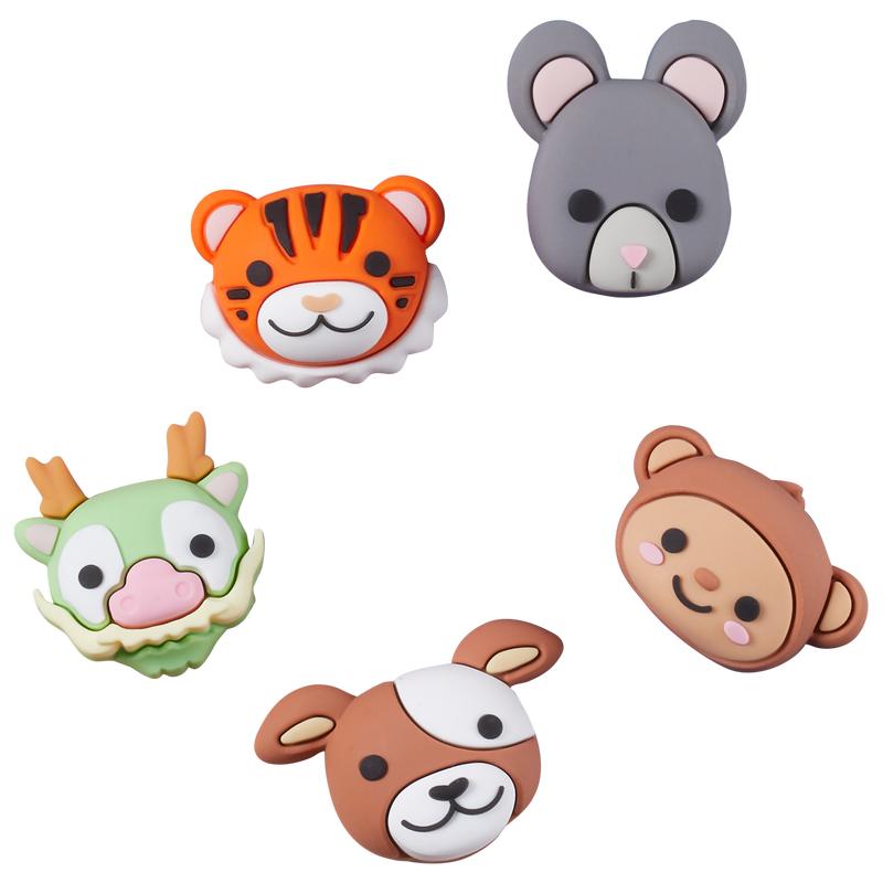 Crocs Crocs 3D Animals Mix Face 5 Pack - Youth