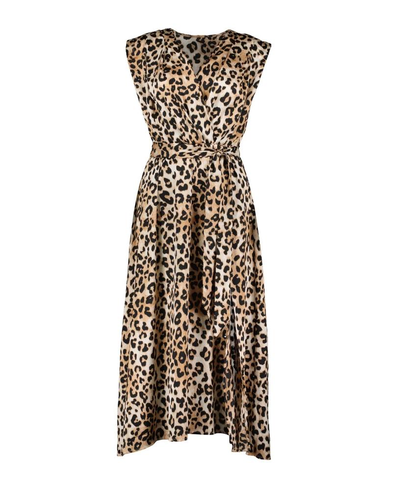 Bishop + Young Bishop + Young - Women's Leopard Midi Wrap Dress