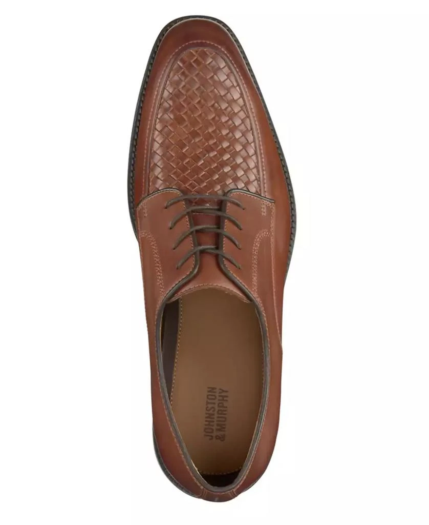 Johnston & Murphy Men's Meade Woven Moc Toe Dress Shoes 4